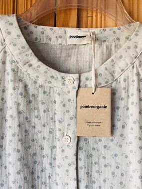 Poudre Organic Floral Blouse - Onagre Blouse Fleuri Lavande